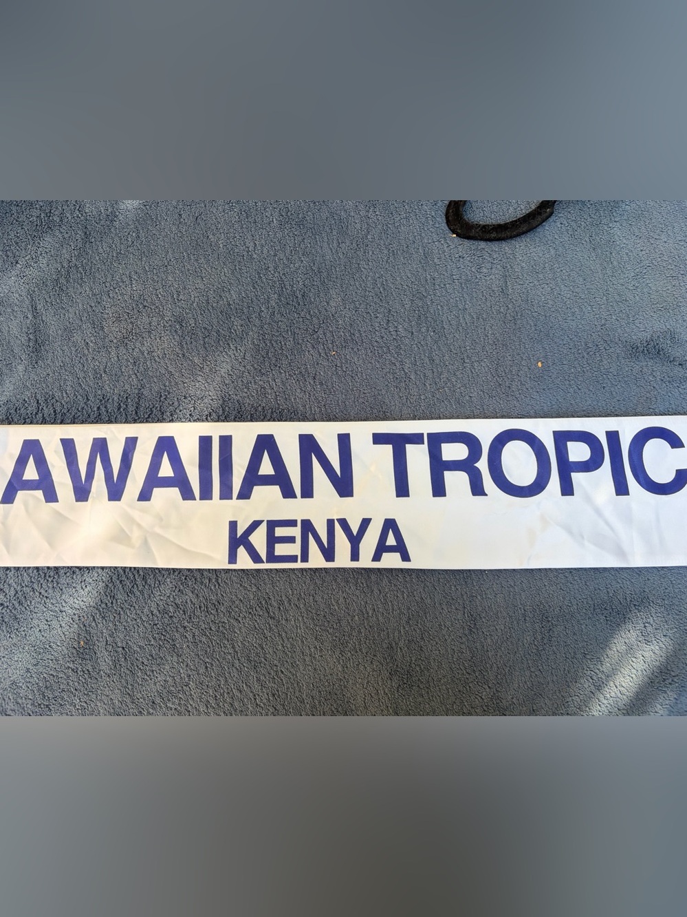 Hawaiian Tropic Kenya Pageant Sash New Model Search